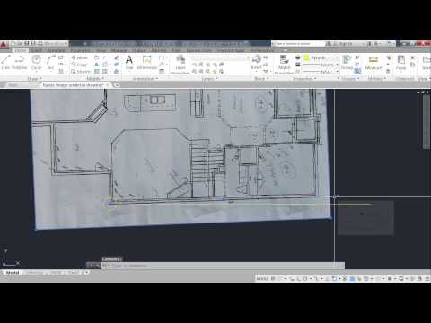 Rotating and Scaling a Raster Image in AutoCAD