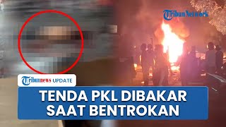 Bentrok di Kalibata Buntut Pengeroyokan 2 Mata Elang, Tenda Pedagang Dibakar hingga Kafe Rusak