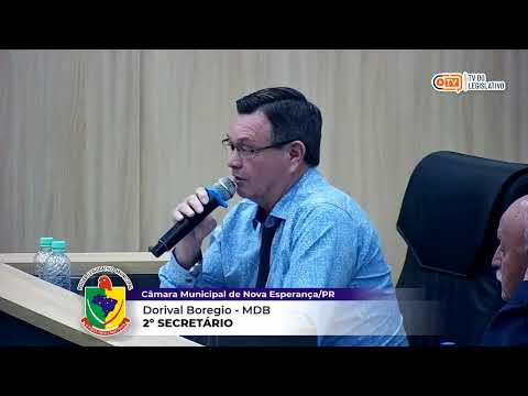 4ª Sesão Ordinária da Câmara Municipal de Nova Esperança