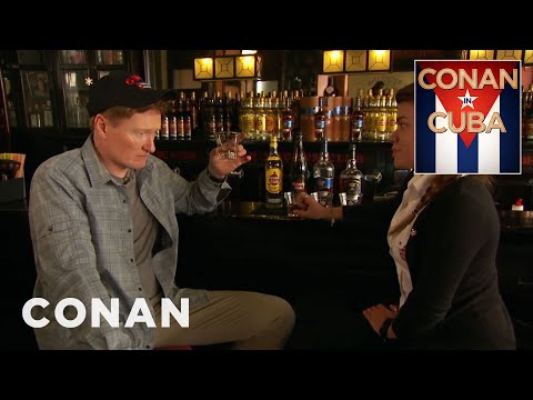 Conan Visits The Havana Club Rum Museum 