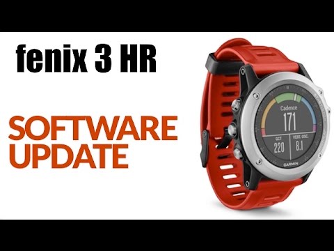 How To Install Software Update (firmware) On The Garmin fenix 3 HR Using Garmin Express