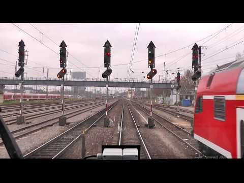 Führerstandsfahrt Heidelberg - Mannheim (BR 101)