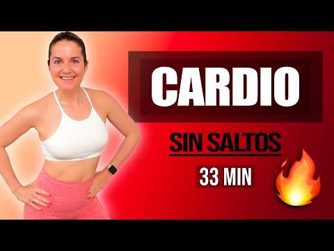 Cardio QUEMA GRASAS sin saltos 🤩💯🦵🏻- 33 minutos