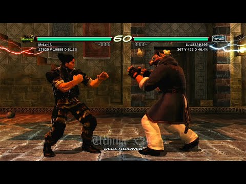 34_6 Kazuya (MeLcHiAI) vs King (LL-123A-K395) Tekken 6 ( Uchiha x24 ) #17