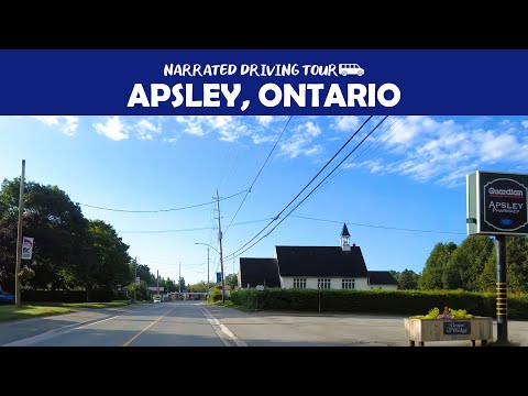 🚗 Scenic 4K Drive Through Apsley, Ontario 🍁 | Explore Ontario's Hidden Gem in Ultra HD!