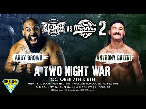 Anthony Greene vs. Andy Brown - Limitless Wrestling (Pro Wrestling NOAH, Blitzkrieg Pro, Beyond)