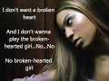 [Lyrics] Beyoncé - Broken hearted girl
