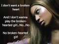 [Lyrics] Beyoncé - Broken hearted girl 
