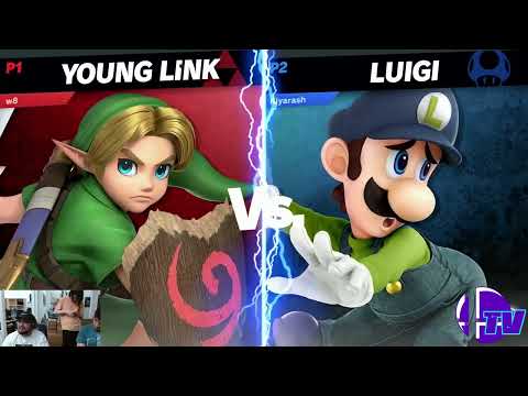 Shark Tank #103 Winners Quarters - Kiyarash (Luigi) Vs. Kyros (Young Link) - SSBU Tournament