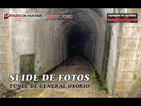 Slide de fotos da investigação TÚNEL ABANDONADO