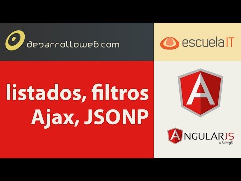Listados filtros Ajax JSONP en AngularJS