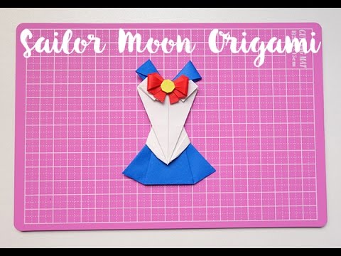 Sailor Moon Origami/ vestido de papel