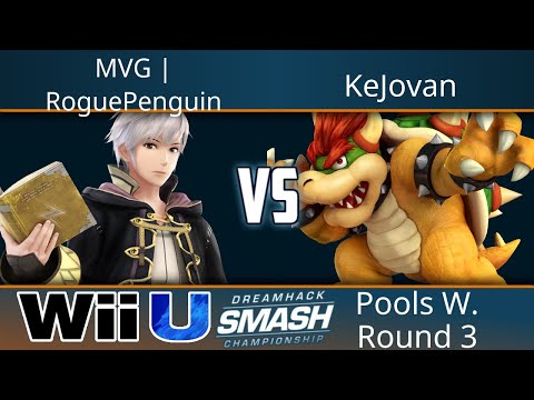 Dreamhack Atlanta 2017 - MVG | RoguePenguin (Robin) vs KeJovan (Bowser) - Smash 4 Pools W. Round 3