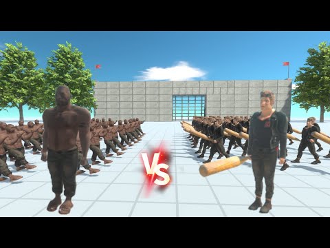 40 Bold Billy vs 40 Angry Joe - Animal revolt battle simulator