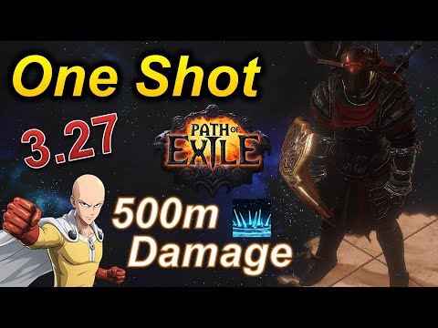 [3.27] One Shot All Uber Bosses In Path of Exile (+500m Damage) - Full Build