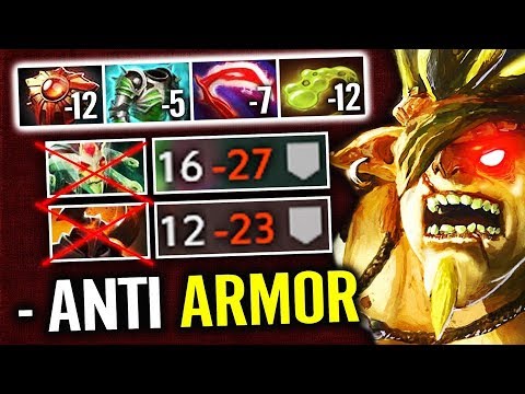 WTF IMBA!? New Anti -43 Armor NEW 200 IQ Build Dota 2 Carry Bristleback