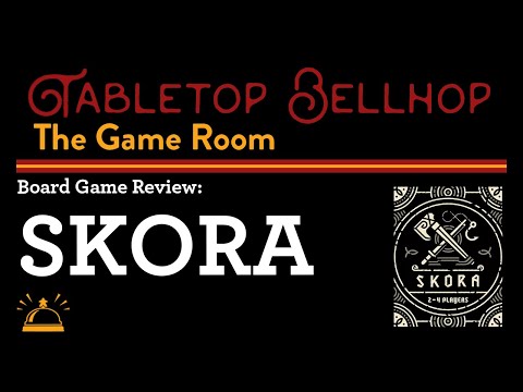 Board Game Review: Skora, a quick/short Viking fishing themed card game