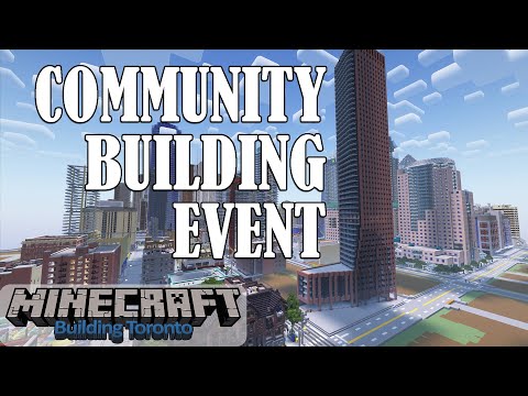 Community Building Event!! - Minecraft Building Toronto Live Stream #6