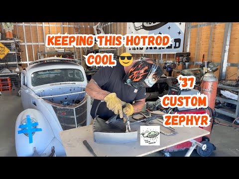 '37 Zephyr: Ian Roussel Fabricates The Upper Radiator Duct For MAXIMUM COOLING Efficiency 🧙‍♂️