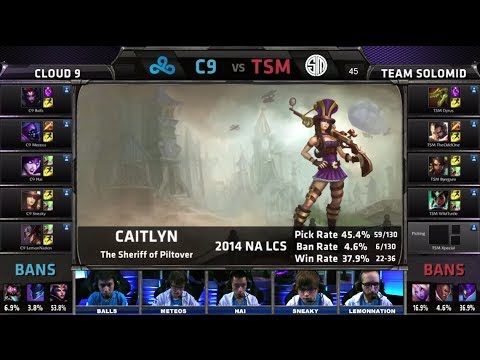 Cloud 9 vs TSM Game 3 | Grand finals Season 4 NA LCS Spring 2014 Playoffs 1st place | C9 vs TSM G3