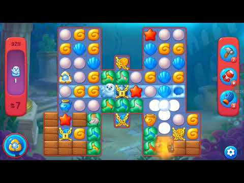 Fishdom Hard Level 9211 (with Double Lightning Booster) @choraelmin