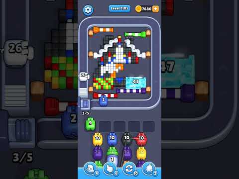 Pixel Flow Level 2105 Walkthrough