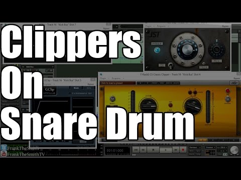 Clippers On Snare Drum - T RackS GClip JST Clip KClip
