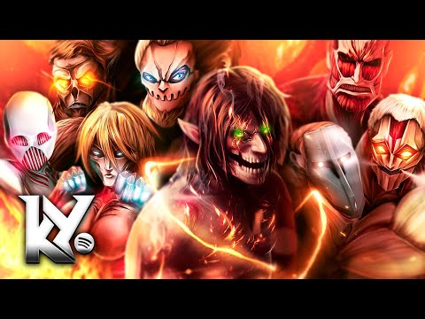 9 Titanes Cambiantes Rap | Shingeki No Kyojin | Kyba ft. Varios Artistas