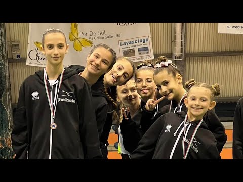 Gara individuale LC Allieve Miriam&Aurora💜💚 #ginnasticaartistica #gara