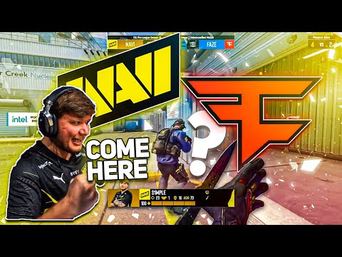 S1mple Disrespects Twistzz! New NaVi vs FaZe - ESL Pro League Season 18 | CSGO