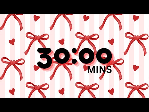 30-Minute Study Timer with Lofi 🎵 | Cottagecore Aesthetic🎀