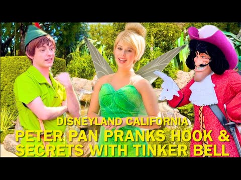 Tinker Bell Shares SECRETS & Peter Pan PRANKS Captain Hook at Disneyland! #disney 