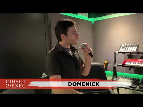 Domenick (@domenickmusic) Performs at Direct 2 Exec Los Angeles 12/15/19 - A&R at Capitol Records