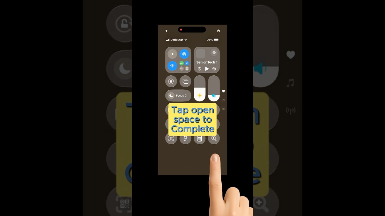 How To Add Favorite iPhone Features To Control Center For Easy Access | Senior Tech Tutor Tip #109