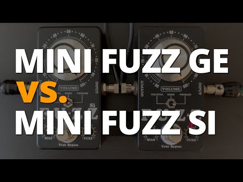 King Tone Mini Fuzz Si vs Ge - Pedal shootout
