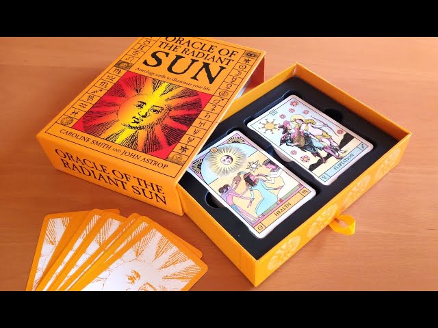 Vídeo relacionado con Oracle of the Radiant Sun: Astrology Cards to Illuminate Your Life (Oracle Kit Box Set with 84 Cards and Guide Book)