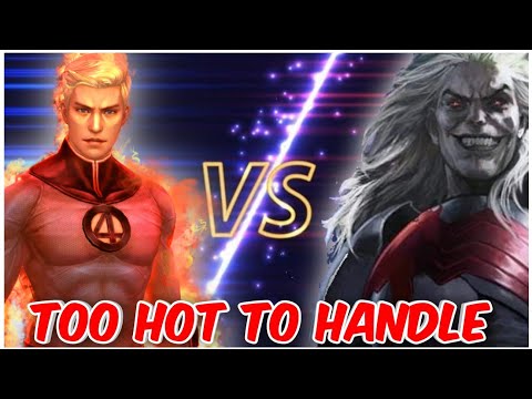 HUMAN TORCH TRANSCENDED POTENTIAL TAKES DOWN KNULL STAGE 14 WITH NORMAL OBELISK (MARVEL FUTURE FIGHT