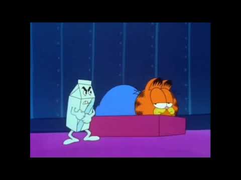 "I hate it when milk goes bad" [Garfield Clip]