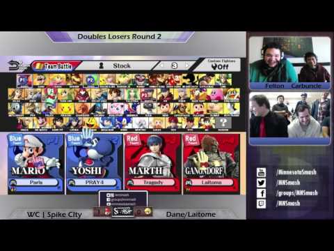 UoM-Nov, Sm4sh Doubles LR2: WC | Spike City v. P105 | DaneReich/Laitome