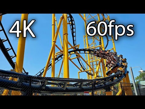 Off-ride footage of a Steel Curtain train