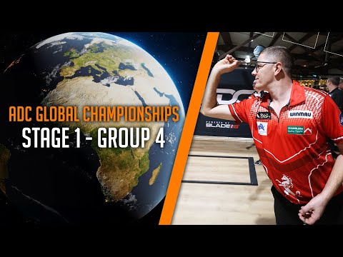 The ADC Global Championships - Group 4🌍🏆 | LIVE DARTS