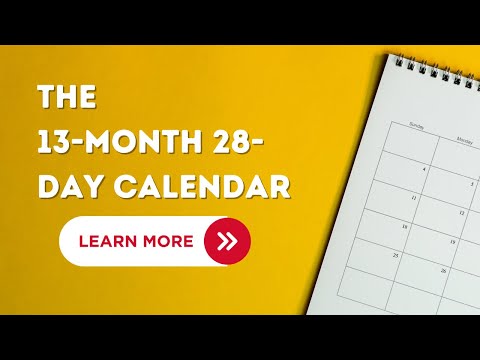 The 13 Month 28 Day Calendar | 13 month 28 day calendar 2026 