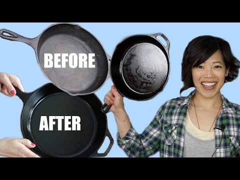 CAST IRON Pans 101 | How to season, wash & restore