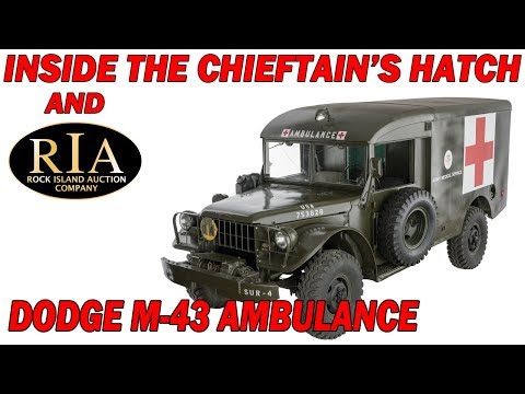 Im Führerhaus des Chieftain: M43-Krankenwagen