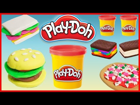 Play-Doh Ball Colors Hamburger Builder Playdough...