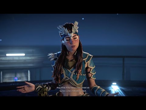 Aloy Talks to Gaia After Faro's Tomb