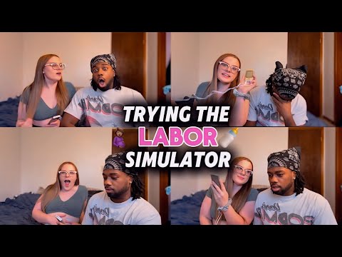 BF TRIES BIRTH SIMULATOR *HE COULDNT DO IT!* | THE TAFOYA FAMILY