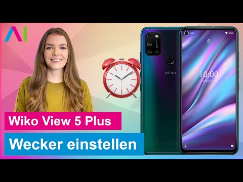 WIKO View 5 Plus - Wecker einstellen • 📱 • ⏰ • 🛌 •
