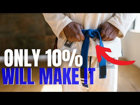 Why is Blue Belt so hard? Is it the hardest rank in Brazilian Jiu Jitsu?