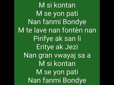 M'si kontan m'se yon pati nan fanmi Bon Dye ( Corps de Christ)